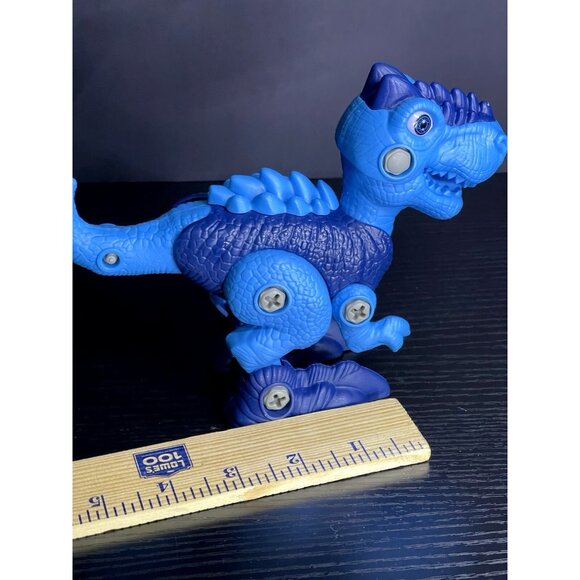 Set Of 3 Dinosaur Building Toys - Blue Orange & Green - Educational & Fun For Ki - Picture 13 of 15